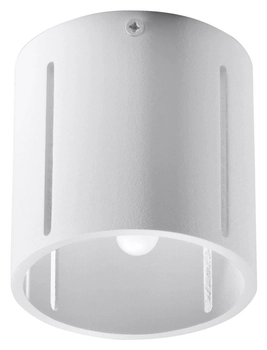 Natynkowa LAMPA sufitowa SL.0355 metalowa OPRAWA plafon tuba biała