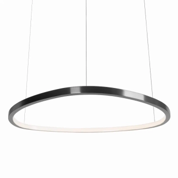 Wisząca lampa ring CAYENNE czarna P0662D 1xLED 37W 3000K pierścień