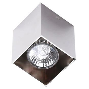 Jadalniany spot sufitowy PET SQUARE C0084 Maxlight chrom szary