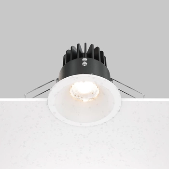 Lampa wpustowa Zoom DL034-L12W3K-D-W Maytoni LED 12W 3000K IP65 punktowa biała