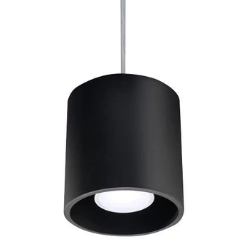 Wisząca LAMPA SL.0051 metalowa OPRAWA zwis tuba czarna