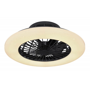 Wentylator z lampą LED Travo 03628B plafon 30W 3000K - 6500K czarny