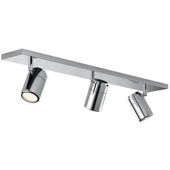 Sufitowa lampa sypialniana Noemie metalowa nad łóżko chrom