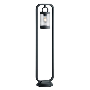 Stojąca lampa na taras CUSTYRA DL142404160 metalowa IP44 antracyt