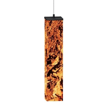 Lampa wisząca Marble stone MPLS-6614-606R Abigali LED 25W 3000K marmur czarna