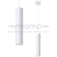 Podwieszana lampa LAGOS 1 SL.0323 Sollux tuba nowoczesna biała