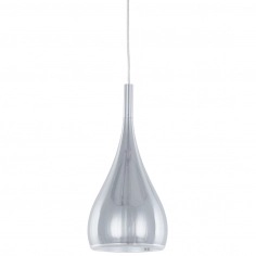 Łezka LAMPA wisząca ANON CHROM MA01986C-001 CH Italux metalowa OPRAWA zwis kropla chrom