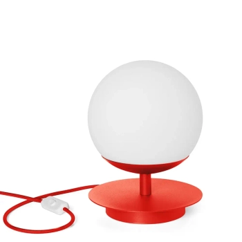 Stołowa lampa do salonu PLAAT ST PLS11212P1 czerwony pomarańczowy