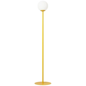 Stojąca lampa podłogowa Pinne Floor 1080A14 prosta żółta