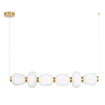Wisząca lampa BRILLA ST-CP241210-6L GOLD LED 69W 3000K złoty biały