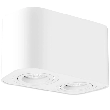2-punktowa lampa sufitowa Kobald 2054 biały downlight ruchomy do biura