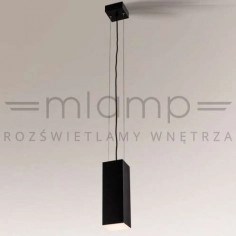 LAMPA wisząca SUWA 5549 Shilo prostokątna OPRAWA zwis czarny