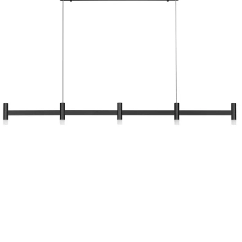 Industrialna lampa wisząca CORVETA LE45425 LED 21W 2700K tuby czarne