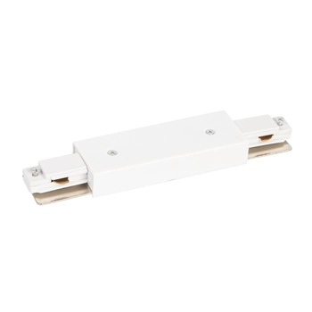 Prosty łącznik 1-fazowy + zasilanie centralne Track Light ML0715 białe
