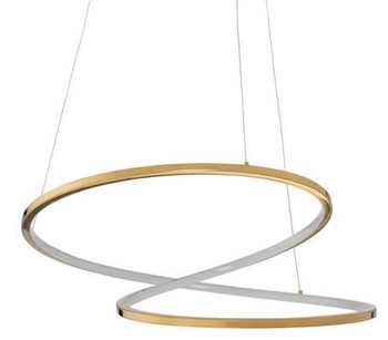 Stylowa lampa wisząca CELAYA LE42761 nad stół LED 40W 3000K złota