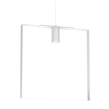Wisząca lampa do sypialni ORTIGA 5157 Shilo geometryczna biała