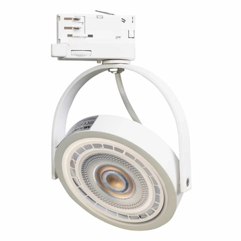 Trzyfazowa lampa sufitowa Lugar ML7056 okrągła do szyny biały