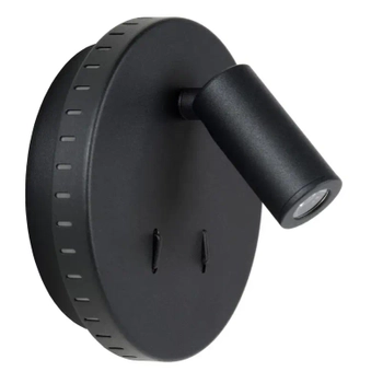 Ścienna lampa nad łóżko BENTJER 79201/09/30 Lucide LED 6W+3W 3000K czarny