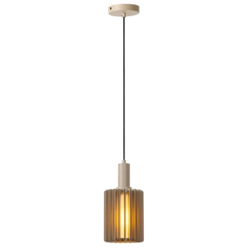Lampa nad stół wisząca Lambres 45410/15/41 Lucide metalowa szara