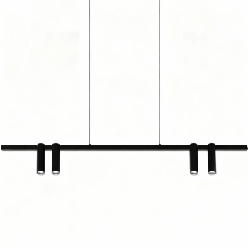 Designerska zwisająca lampa Kona 1637 LED 30W 3000-6000K czarny