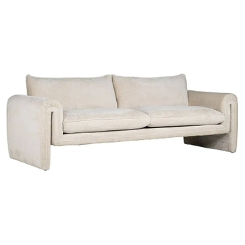 Dwuosobowa sofa Grayson S5143 WHITE CHENILLE Richmond Interiors szenilowa biała