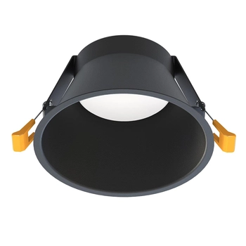 Punktowa lampa oczko Uno 10845 Nowodvorski podtynkowa do garderoby czarna