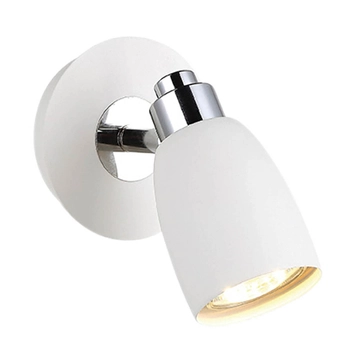 Kinkiet LAMPA ścienna K-8007W-1 WH Kaja regulowany reflektorek metalowy biały
