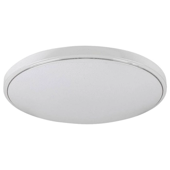 Nowoczesna LAMPA sufitowa BRUCE 2117 Rabalux okrągły plafon LED RGB 40W 3000K - 6000K nad łóżko chrom