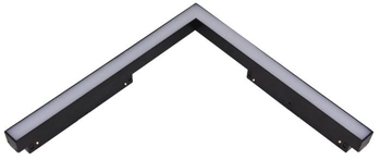 Szynowa oprawa Magneto Abigali LWQ-M09 LED 24W l-kształtna czarna
