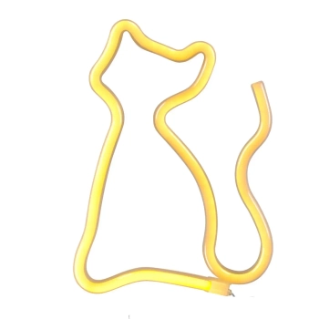 Dziecięca lampa ścienna NEON 327093 LED 3W kot barwa biała ciepła