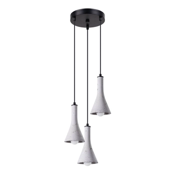 Lampa zwisająca Rea SL.1226 do jadalni potrójna szara