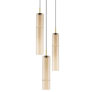 Potrójna zwisająca lampa SARTANO LE45167 LED 9W 3000K złota