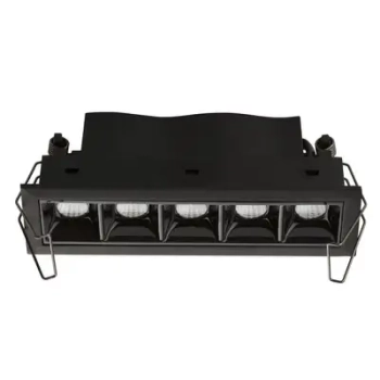 Lampa sufitowa podtynkowa CALINDA LE65121 LED 2W 3000K na taras IP32 czarny