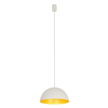 Wisząca lampa do salonu Hemisphere Super 10701 Nowodvorski biała złota