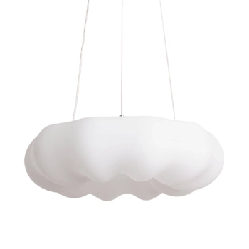 Wisząca lampa okrągła Bellissima ABR-LWBSS36W do salonu biała