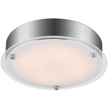 Sufitowa lampa okrągły Rondo 13-30245 LED 18W szary srebrny
