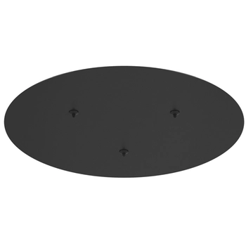 Okrągła podsufitka Rim MOD058A-03B Maytoni metalowa czarna
