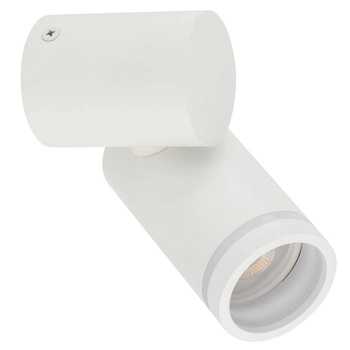 Lampa naścienna do jadalni Jet 5393 loftowa tuba metalowa biała