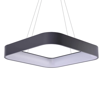 Wisząca lampa Solvent LED 92W sterowana pilotem czarna