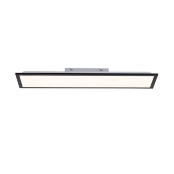 Sypialniana lampa sufitowa Flat LED 14W prostokąt czarny