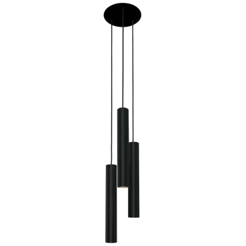 LAMPA wisząca EYE L 8917 Nowodvorski tuba OPRAWA metalowy ZWIS kaskada czarna