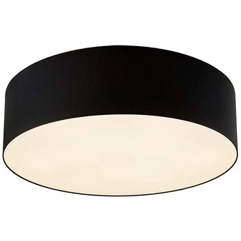 Plafon LAMPA sufitowa SPACE S 30659302 Kaspa abażurowa OPRAWA ścienna KINKIET okrągły czarny
