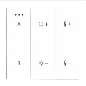 Panel Bluetooth startujący AZ5210 na baterie biały 