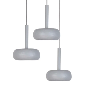 Potrójna wisząca lampa Otto 3 41399 dyski nad wyspę szara