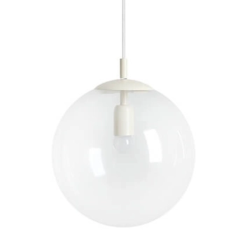 Kulista lampa wisząca Globe 562G9 Aldex ball kula szklana biała