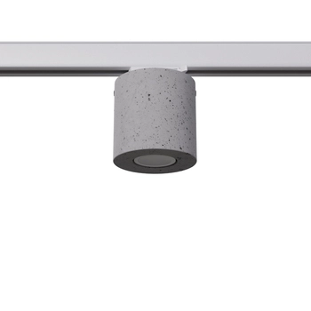 Sufitowa lampa betonowa do systemu trójfazowego ORBIS MYL.00119 szara