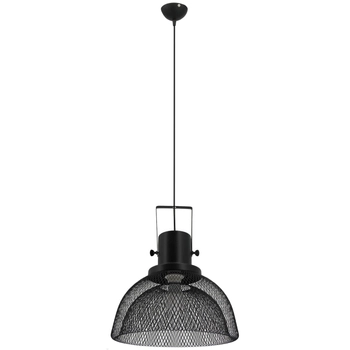 Loftowa LAMPA wisząca 9906/1 ZWIS - 01 Elem metalowa OPRAWA druciana ZWIS siatka czarna