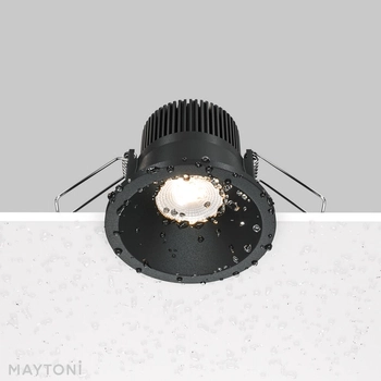 Lampa wpustowa Zoom DL034-01-06W3K-D-B LED 6W 3000K IP65 oczko czarna
