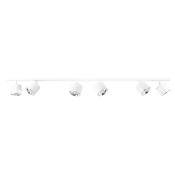 Natynkowa lampa plafon BOT 1046PL_K reflektorki ruchome do biura białe