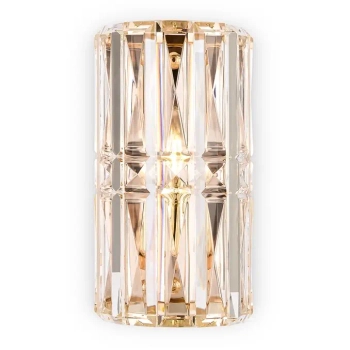 Dekoracyjny kinkiet Facet MOD094WL-01G Maytoni kryształ glamour złoty